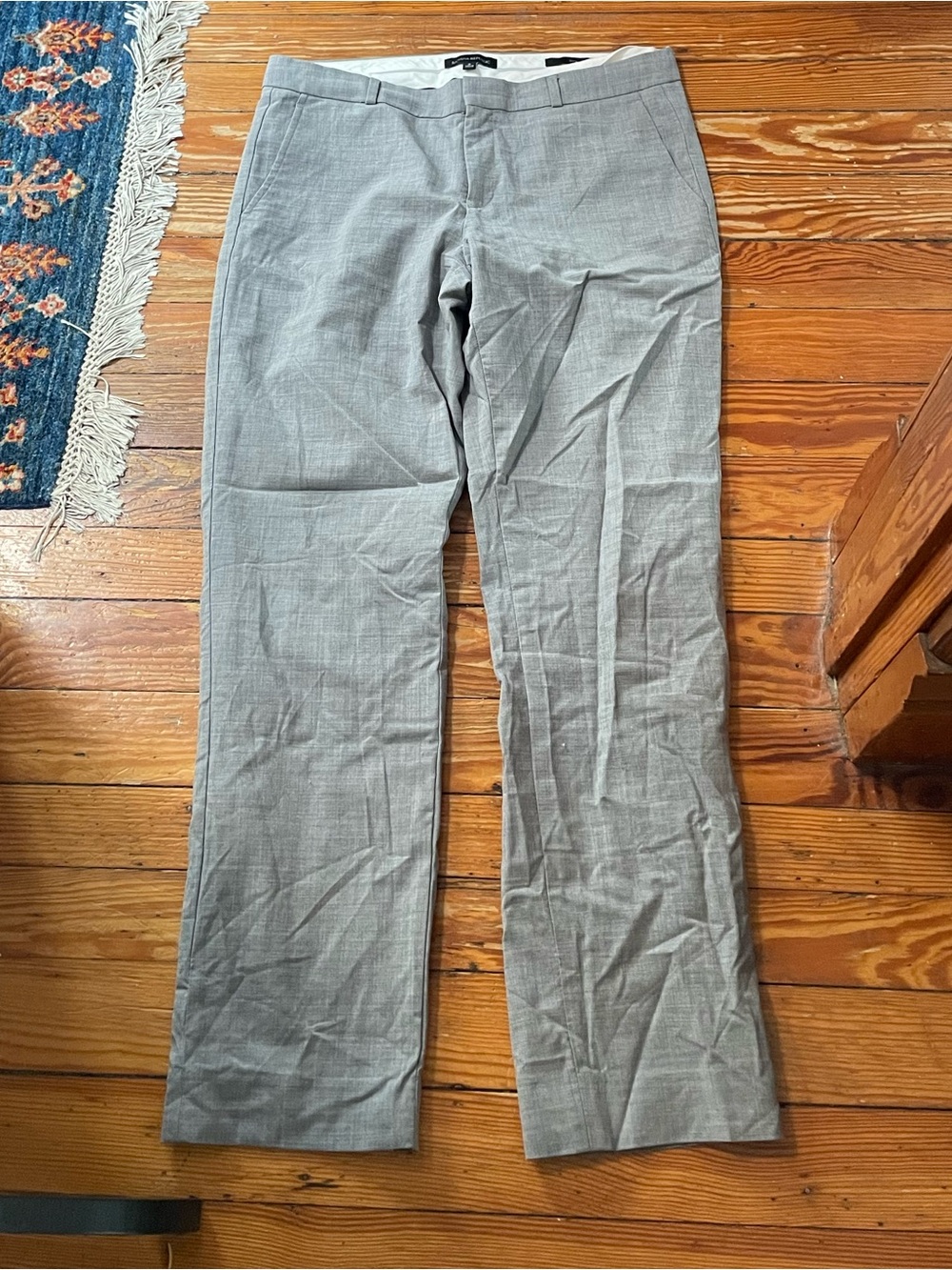 Banana Republic Light Gray Ryan Dress Pants Sz 8